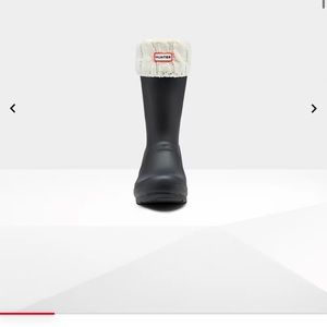 Hunter Cable Knit Boot Socks